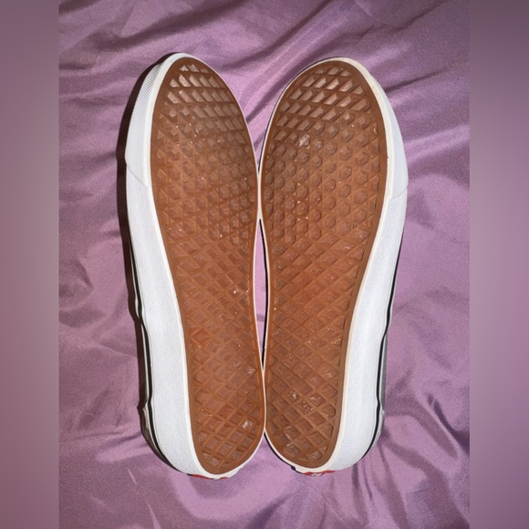 Vans Classic Slip-On sneakers pewter and true white checkerboard colorway Sz 7.5 - Picture 7 of 11